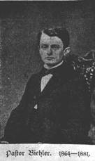 1864-1881 Pastor Biehler